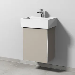 Sanipa 3way Waschtischunterbau zu Duravit Vero Air Waschtisch mit 1 Tür, Kaschmir-Matt BP4291U