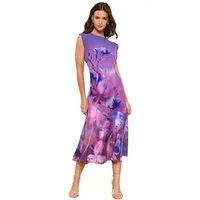 LIPSY Midikleid Lipsy Fit-and-Flare-Midikleid mit Print, Kurzgröße (1-tlg)