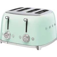 Smeg Toaster TSF03PGEU, 4 kurze Schlitze, 3000 W