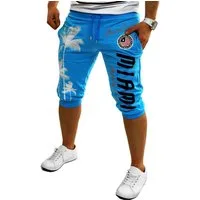 RMK Sweatshorts Herren Bermuda Short 3/4 Hose Kurze Jogginghose Sport Miami Elastikbund mit Tunnelzug