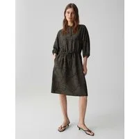 OPUS Minikleid Wenria botanical Der Tunnelzug in der Taille formt eine variable Silhouette