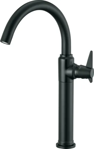 Neuesbad Serie 400 Waschtischarmatur, erhöht, schwarz matt NB1DEBQT_N20K1