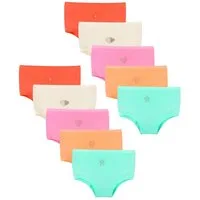 LOREZA Panty 10er Set Mädchen Pantys - Strass - Mehrfarbig (Spar-Packung, 10-St)