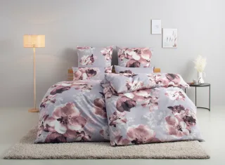 OTTO home Bettwäsche "MELINA" 2 Stk. florale Bettwäsche mit Reißverschluss, ab Gr. 135x200 cm