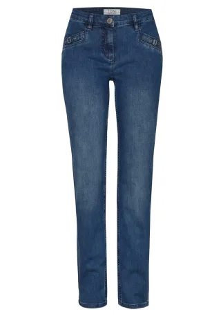 TONI - Perfect Shape Straight mid blue used - Gr. - 42K