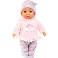 Bayer Babypuppe My First Baby, Regenbogen-Outfit, mit Schlafaugen