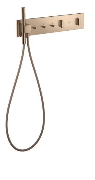 Hansgrohe Thermostatmodul 540/110 Axor ShowerComposition 3 Verbraucher, polished red gold, 12572300 12572300