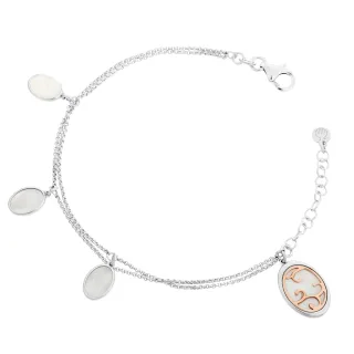 Orphelia 'Jarina' Damen-Armband aus 925er Sterlingsilber – Silber/Rosé ZA-7165