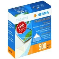 HERMA Fotoalbum HERMA Fotoecken transparent 20x20mm 500 Stück