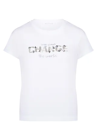 Betty & Co - Casual-Shirt Patch White/Silver - Gr. - L