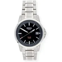 Boccia Solaruhr Boccia Herren Uhr 3643-04 Solar Titan mit Datumsanzeige, (1-tlg)