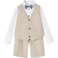vertbaudet Hemd & Hose Festliches Jungen-Set 4-teilig