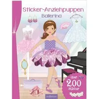 Sticker-Anziehpuppen – Ballerina / diverse