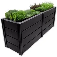 KHW Hochbeet Demeter XL - schmal, MADE IN GERMANY BxTxH: 158x44x61 cm