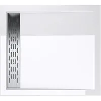 doporro Duschwanne Duschtasse Acryl Rechteckig Abnehmbarer Abdeckung Xetro04, Rechteckig, Acryl