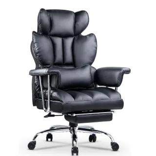 Rattantree Chefsessel, Schwarz, Metall, 58x128x50 cm, Arbeitszimmer, Bürostühle, Chefsessel