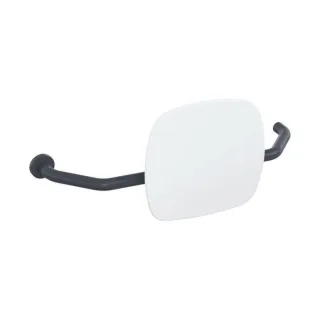 Hewi 801 Rückenstütze 801.51B9271L92 Wandabstand 230mm, rechts, matt, Lehne signalweiß, anthrazitgrau