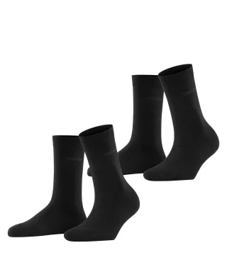 ESPRIT socks & tights - Esprit Uni 2-Pack Damen black - Gr. - 40.5
