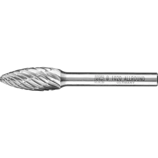 PFERD TOOLS Hartmetall Hochleistungsfrässtift ALLROUND Flamme B universal grob - 21001016
