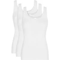 Nina Von C. Achselhemd "Daily" (3er Pack) basic, weich, bequem, eng, Rundhalsausschnitt, breite Träger