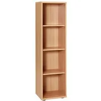 Lomadox Aktenregal, Büromöbel Büro Regal Standregal Buche hell 40x153x39,5 cm