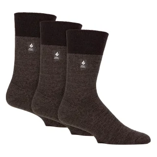 3er-Pack Herren Thermosocken Warme Winter Crew-Socken mit gebürstetem Innenfutter