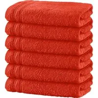 Erwin Müller Handtuch Handtuch "Heidelberg" 6er-Pack, Frottier, Walk-Frottier Uni