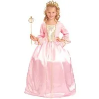 JADEO Kostüm Prinzessin-Mädchenkostüm Königin-Kinderkostüm rosa