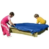 Gartenpirat Sandkasten-Abdeckplane Schutzhülle mit Schnur Abdeckplane für Sandkasten Abdeckung, Passende Abdeckplane, mit Kordel, Wasserabweisend, Stabiles PE-Gewebe