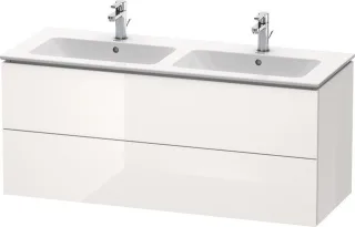 Duravit L-Cube Waschtischunterbau wandhängend Weiß Hochglanz 1290x481x550 mm - LC625808585 LC625808585