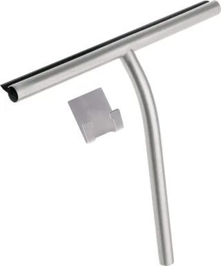 Neuesbad Serie 600 Dusche SQUEEGEE mit HANGER mit 3M TAPE, Edelstahl Gebürstet NB1DEADIF31K1