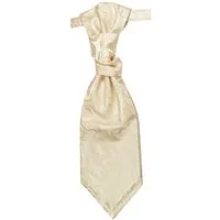 Paul Malone Krawatte Elegantes Herren Plastron geblümt Hochzeitskrawatte - vorgebunden cappuccino v42