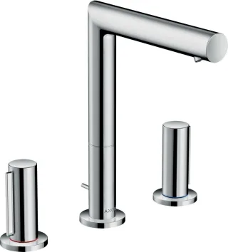 Hansgrohe 3-Loch Waschtischarmatur 200 Axor Uno Zerogriff chrom, 45133000 , 45133000 45133000