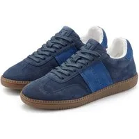 Elbsand Freizeitschuh, Schnürschuh, Turnschuh, Retro Sneaker, Lederschuh Sneaker Ledersneaker, Schnürhalbschuh aus Leder im modernen Retro Look Unisex