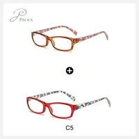 PACIEA Lesebrille 2-Paare Damen Herren Blaulichtfilter Ultraleicht Anti-Müdigkeit