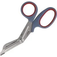 CLAUSS Universalschere Titanium Verbandschere, Erste Hilfe Schere für Pflaster und Stoffe, Notfallschere mit Titan-Edelstahlklinge