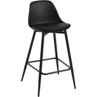 Klihome Barhocker (1 St), hoher Hocker PP, gepolstert, für Bar Küche Esszimmer Theke