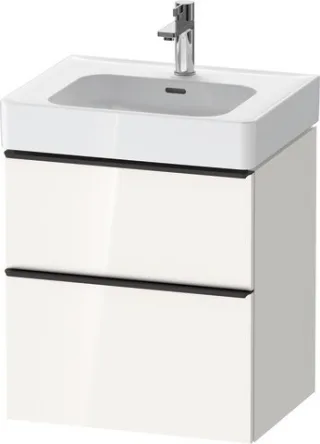 Duravit D-Neo Waschtischunterbau wandhängend Weiß Hochglanz 584x452x625 mm - DE43760BD220000 DE43760BD220000
