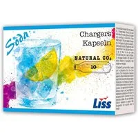 ich-zapfe CO₂-Kapsel CO2 Kapseln, Kohlensäurekapseln CO2, 8g, 10er Pack