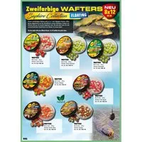 Behr Kunstköder Wafters 6er Spar Set 8x12mm Zweifarbig Hakenköder schwim. 20g Karpfen, (6-St), Zweifarbige Köder