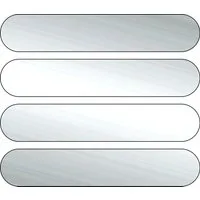 Hermann Schütz Aufkleber Aufkleber Reflektionsstreifen 80 x 15 mm weiß