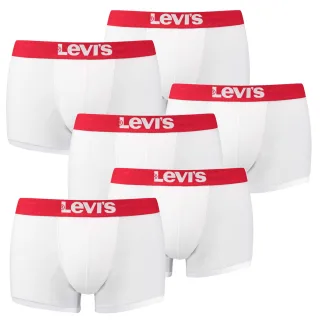 6er Pack Levis Men Solid Basic Trunk Boxershorts Unterhose Pant Unterwäsche