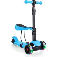 OUNUO Dreiradscooter Sitz-Steh 2-in-1 Scooter, Schwerkraftlenkung, für Kinder ab 1,5 Jahren