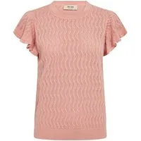 Mos Mosh Strickpullover MMGanna Pattern O-Neck Knit Top