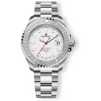 Gigandet Automatikuhr OCEAN KING, Made in Germany, Saphirglas, Edelstahl-Inlay, Swiss SuperLuminova