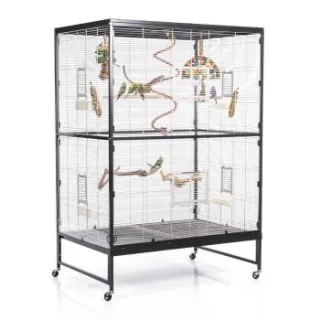 Montana Cages Voliere Casa 120 hellgrau/ dunkelgrau