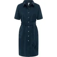 Ragwear Cordkleid Rozyna Cordy YOUMODO Kurzärmliges Kordkleid mit Hemdkragen