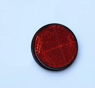 1Stück R&amp;G Reflektor / Rückstrahler / Katzenauge mit e-Prüfzeichen, selbstklebend, Durchmesser: 4cm