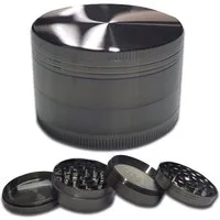 Coumo Grinder Grinder Crusher, Alu Anhrazit, ⌀ 4,8 cm, Kräutermühle