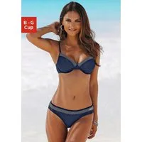 LASCANA Bügel-Bikini mit gestreiften Einsätzen